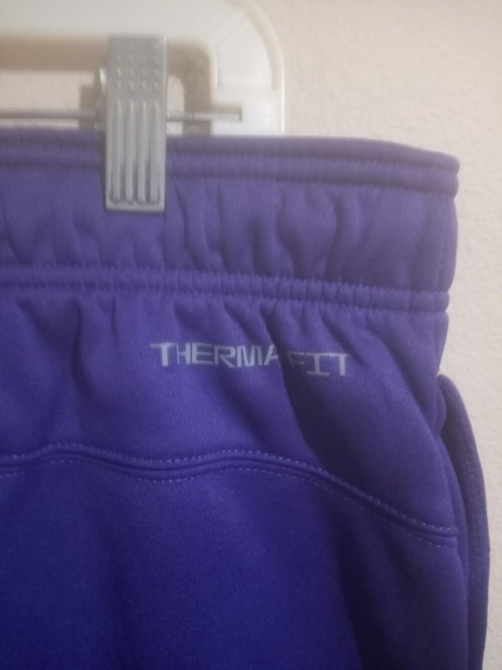 Nike LSU Tigers Pants Mens 2XL Purple Therma-Fit Sweatpants Training NCAA - Picture 6 of 14